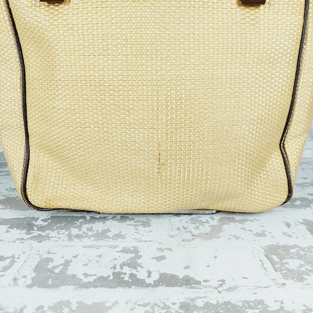 NINE WEST Cream & Brown Casual Accessories Shoulder Strap Bag 0917
